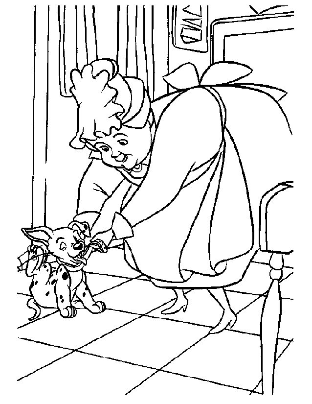 Coloring page: 101 Dalmatians (Animation Movies) #129327 - Free Printable Coloring Pages