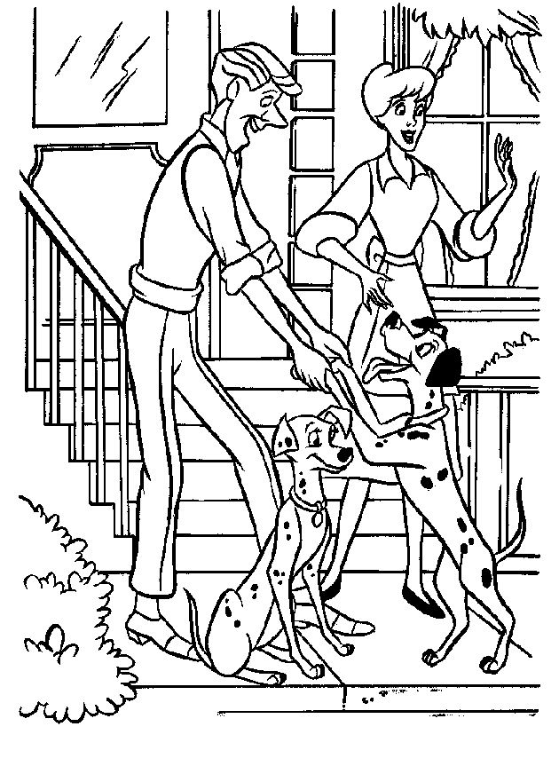 Coloring page: 101 Dalmatians (Animation Movies) #129336 - Free Printable Coloring Pages