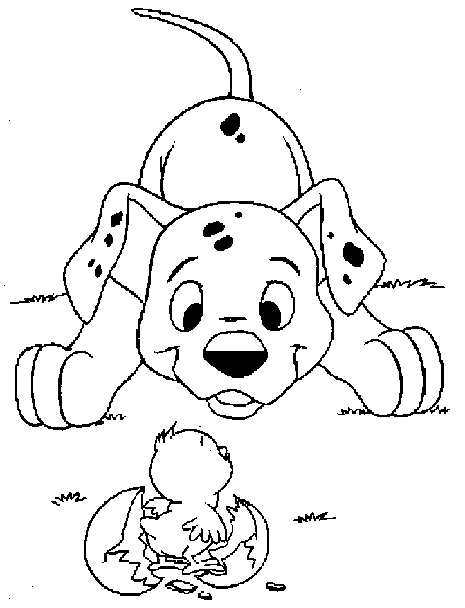 Coloring page: 101 Dalmatians (Animation Movies) #129337 - Free Printable Coloring Pages