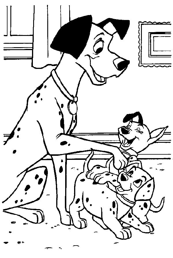 Coloring page: 101 Dalmatians (Animation Movies) #129338 - Free Printable Coloring Pages