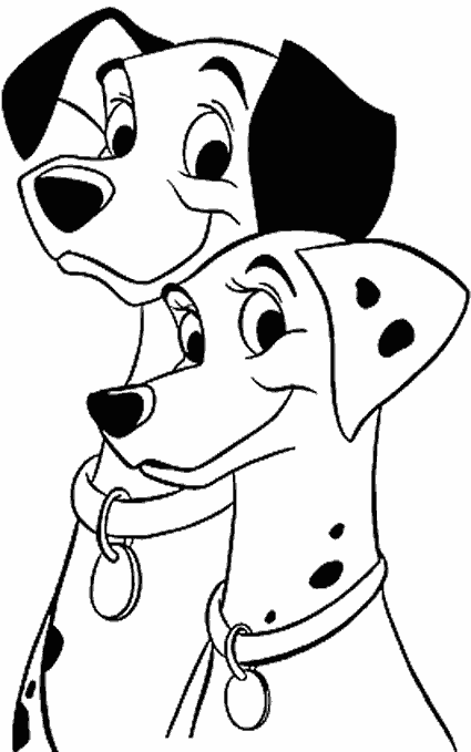 101 Dalmatians (Animation Movies) Free Printable Coloring Pages
