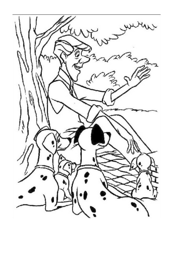 Coloring page: 101 Dalmatians (Animation Movies) #129340 - Free Printable Coloring Pages