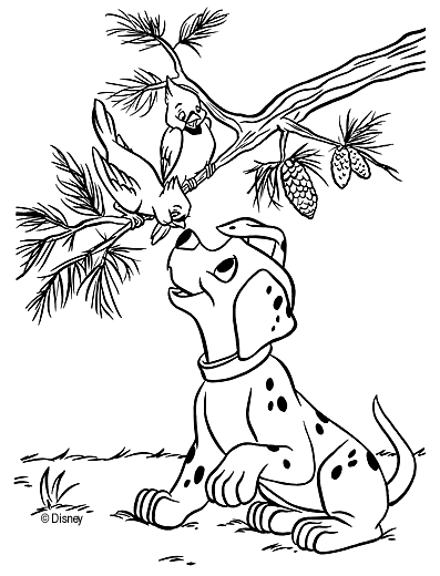 Coloring page: 101 Dalmatians (Animation Movies) #129345 - Free Printable Coloring Pages