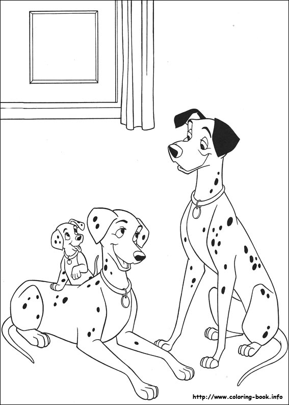 Coloring page: 101 Dalmatians (Animation Movies) #129350 - Free Printable Coloring Pages