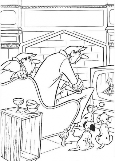 Coloring page: 101 Dalmatians (Animation Movies) #129353 - Free Printable Coloring Pages