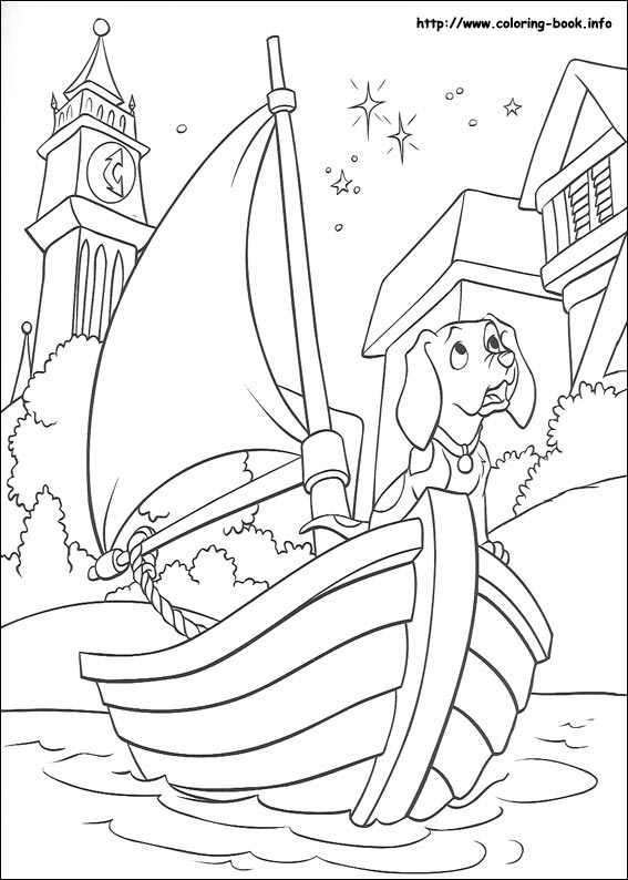 Coloring page: 101 Dalmatians (Animation Movies) #129355 - Free Printable Coloring Pages