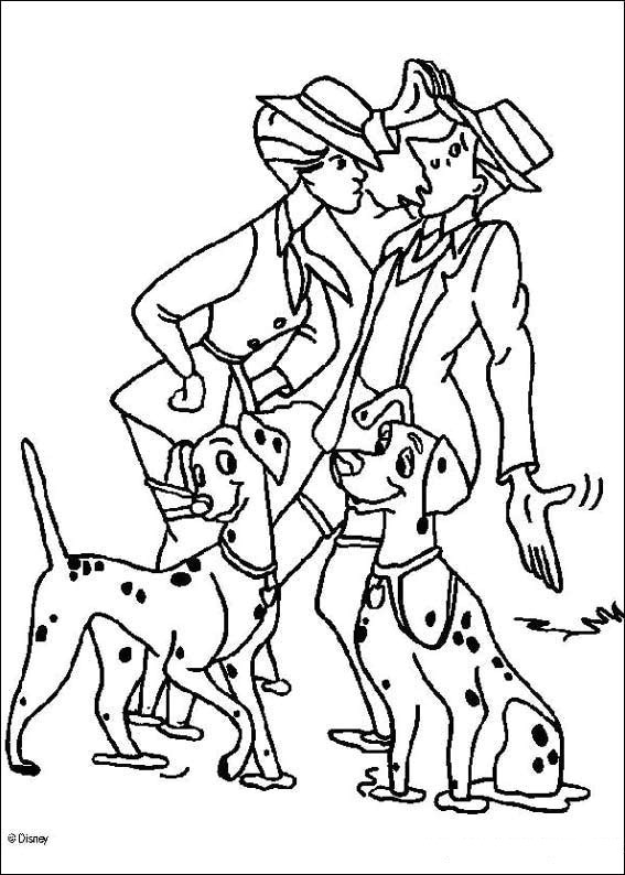 Coloring page: 101 Dalmatians (Animation Movies) #129356 - Free Printable Coloring Pages