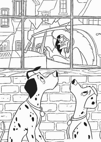 Coloring page: 101 Dalmatians (Animation Movies) #129361 - Free Printable Coloring Pages