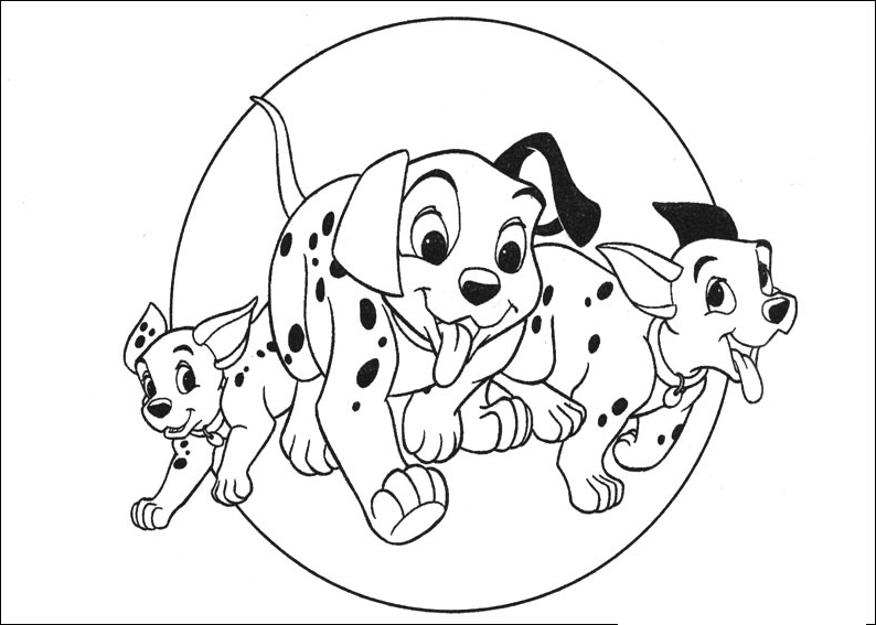Coloring page: 101 Dalmatians (Animation Movies) #129362 - Free Printable Coloring Pages