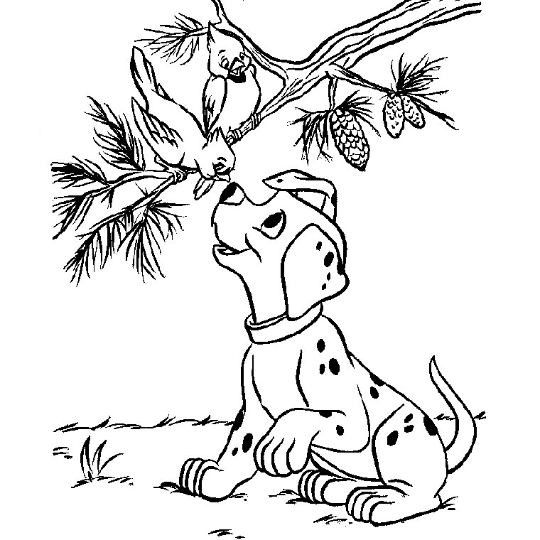 Coloring page: 101 Dalmatians (Animation Movies) #129368 - Free Printable Coloring Pages
