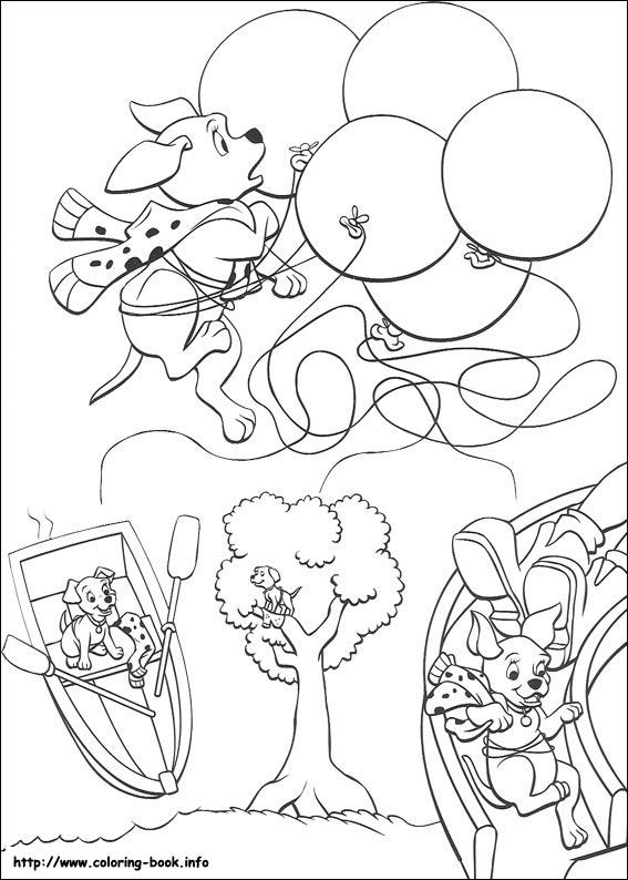 Coloring page: 101 Dalmatians (Animation Movies) #129374 - Free Printable Coloring Pages