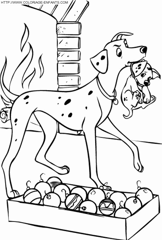 Coloring page: 101 Dalmatians (Animation Movies) #129379 - Free Printable Coloring Pages