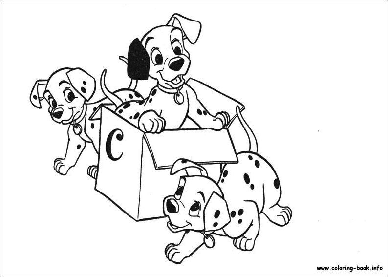 Coloring page: 101 Dalmatians (Animation Movies) #129387 - Free Printable Coloring Pages