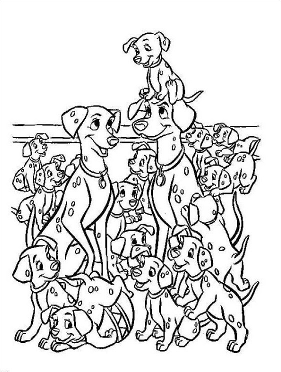 Coloring page: 101 Dalmatians (Animation Movies) #129391 - Free Printable Coloring Pages