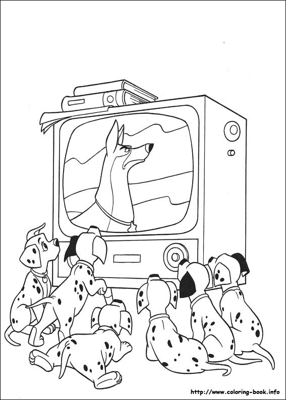 Coloring page: 101 Dalmatians (Animation Movies) #129397 - Free Printable Coloring Pages