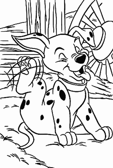 Coloring page: 101 Dalmatians (Animation Movies) #129399 - Free Printable Coloring Pages