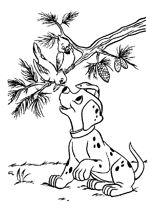 Coloring page: 101 Dalmatians (Animation Movies) #129400 - Free Printable Coloring Pages