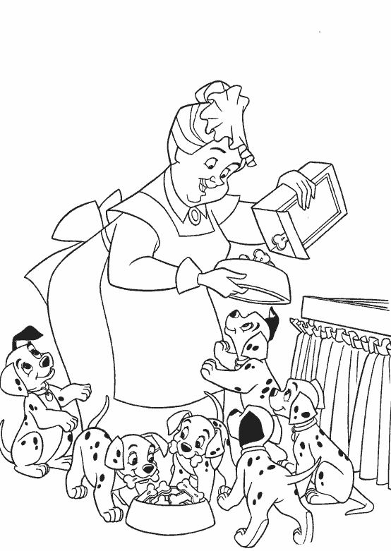 Coloring page: 101 Dalmatians (Animation Movies) #129401 - Free Printable Coloring Pages