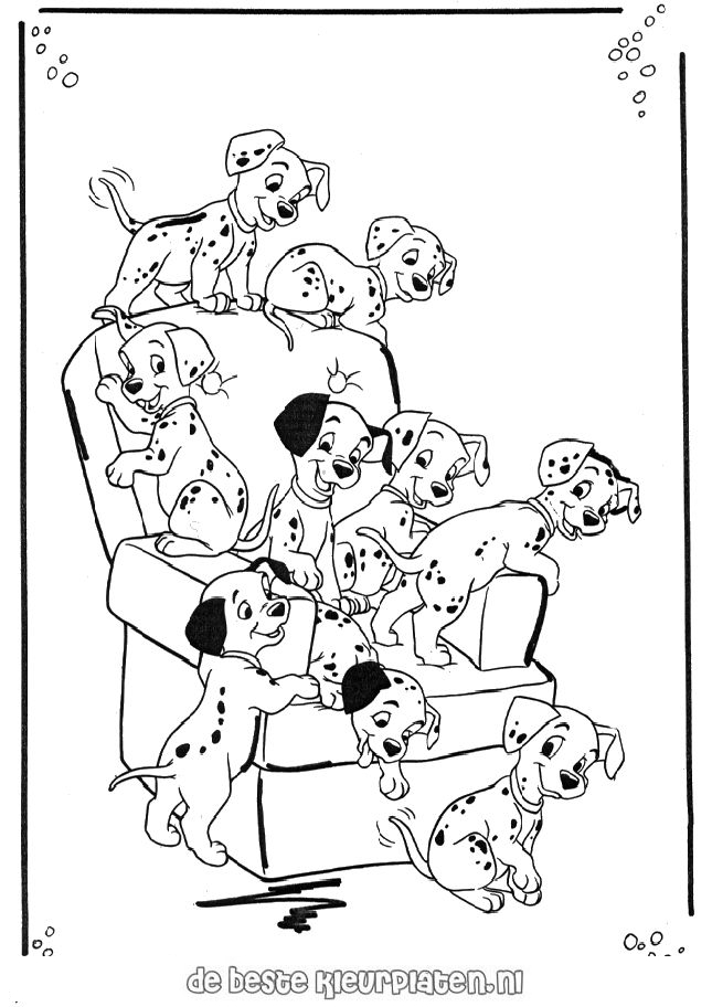 Coloring page: 101 Dalmatians (Animation Movies) #129408 - Free Printable Coloring Pages