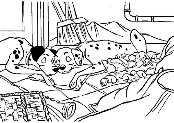 Coloring page: 101 Dalmatians (Animation Movies) #129417 - Free Printable Coloring Pages