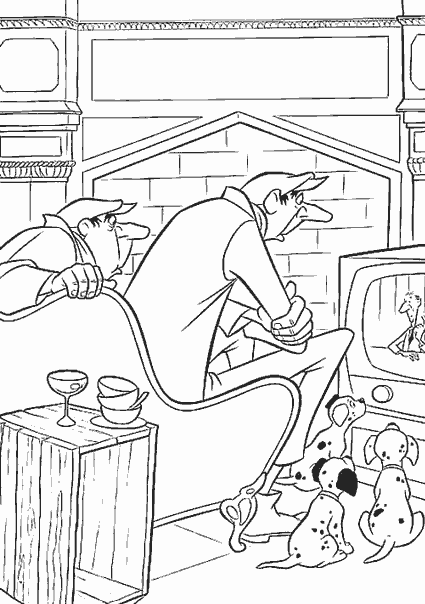 Coloring page: 101 Dalmatians (Animation Movies) #129424 - Free Printable Coloring Pages