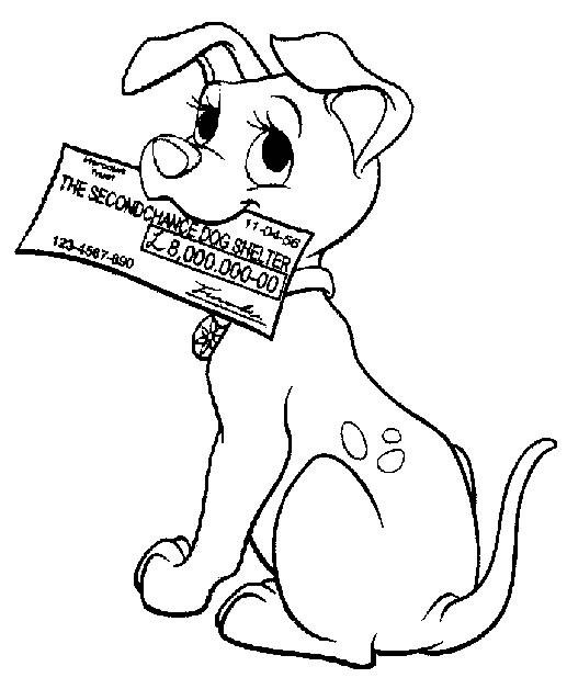 Drawing 101 Dalmatians #129425 (Animation Movies) – Printable coloring pages