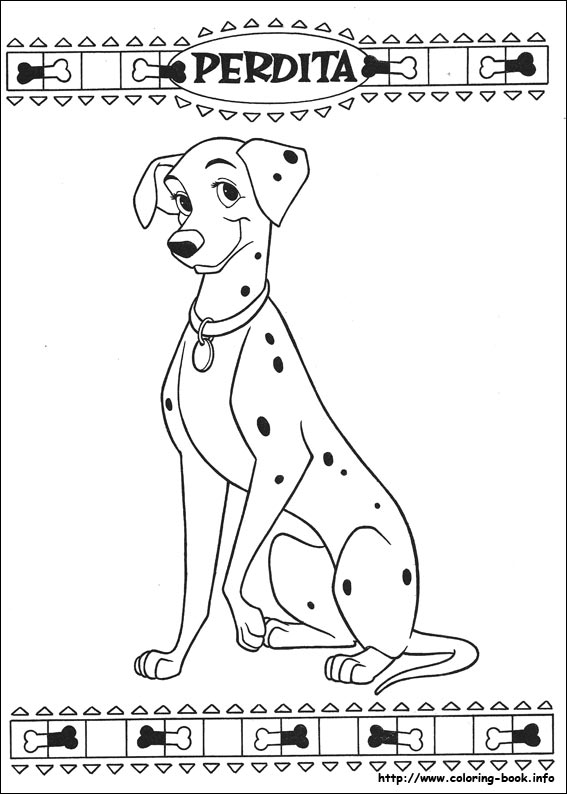 Coloring page: 101 Dalmatians (Animation Movies) #129428 - Free Printable Coloring Pages