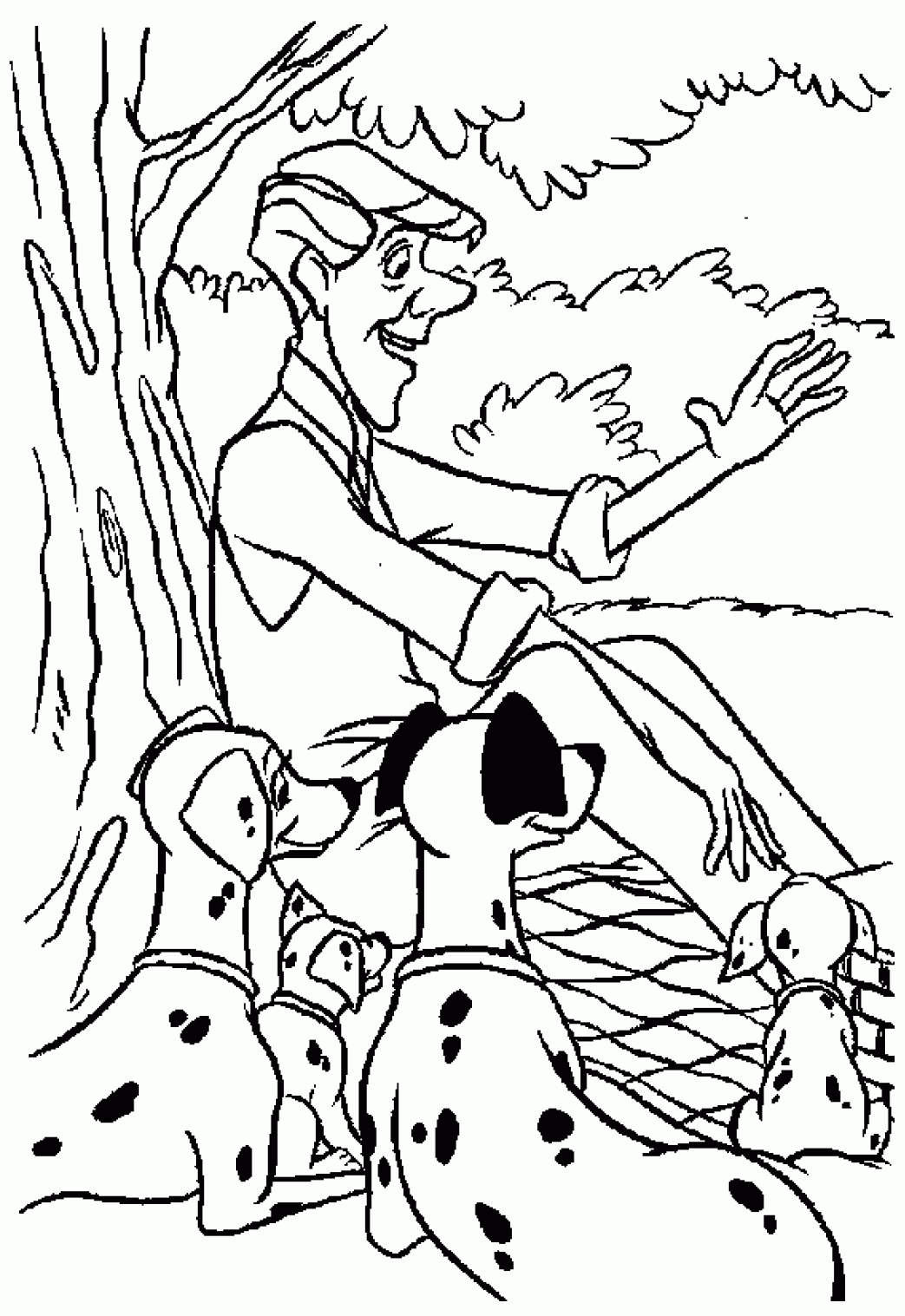 Coloring page: 101 Dalmatians (Animation Movies) #129430 - Free Printable Coloring Pages