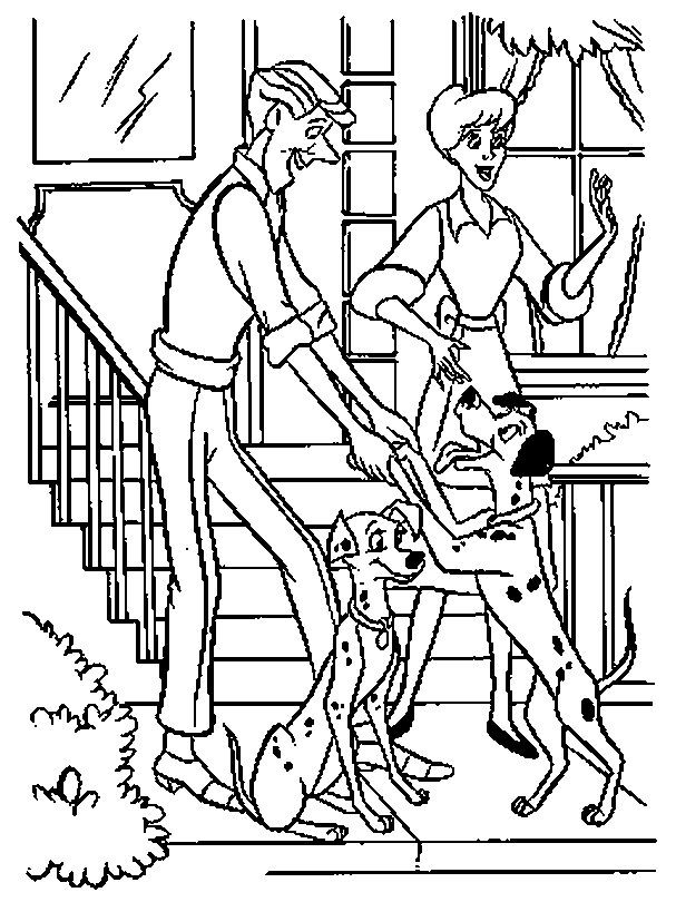Coloring page: 101 Dalmatians (Animation Movies) #129433 - Free Printable Coloring Pages