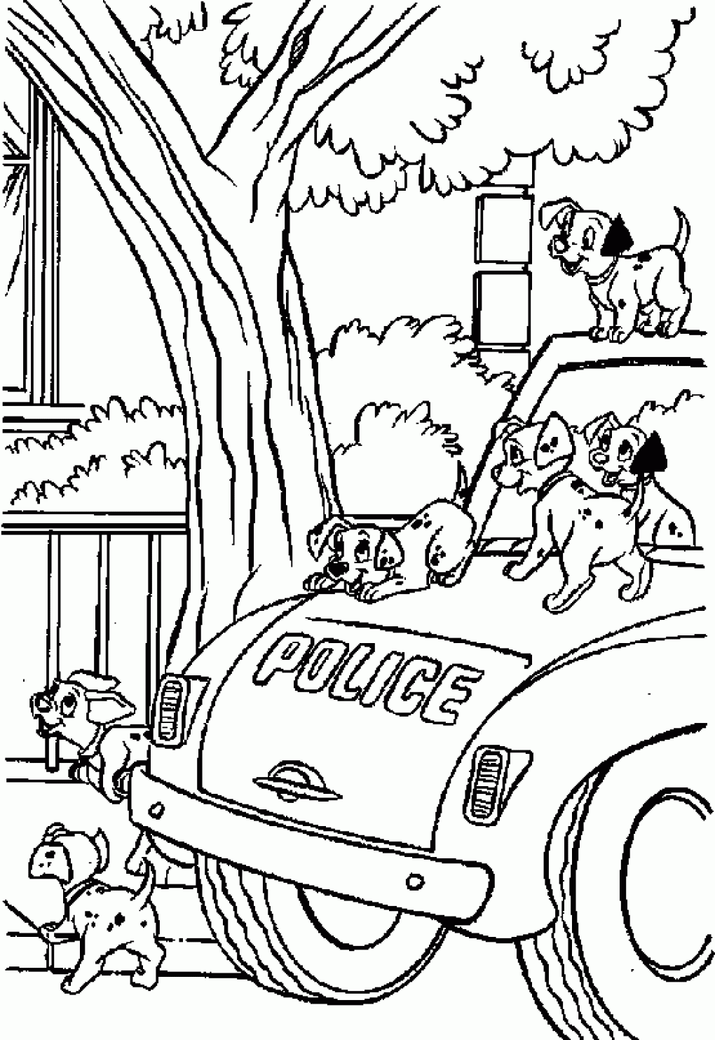 Coloring page: 101 Dalmatians (Animation Movies) #129436 - Free Printable Coloring Pages