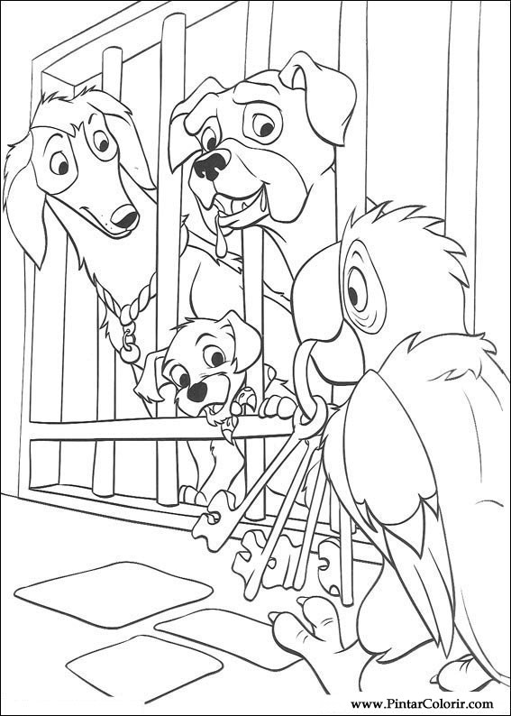 Coloring page: 101 Dalmatians (Animation Movies) #129450 - Free Printable Coloring Pages