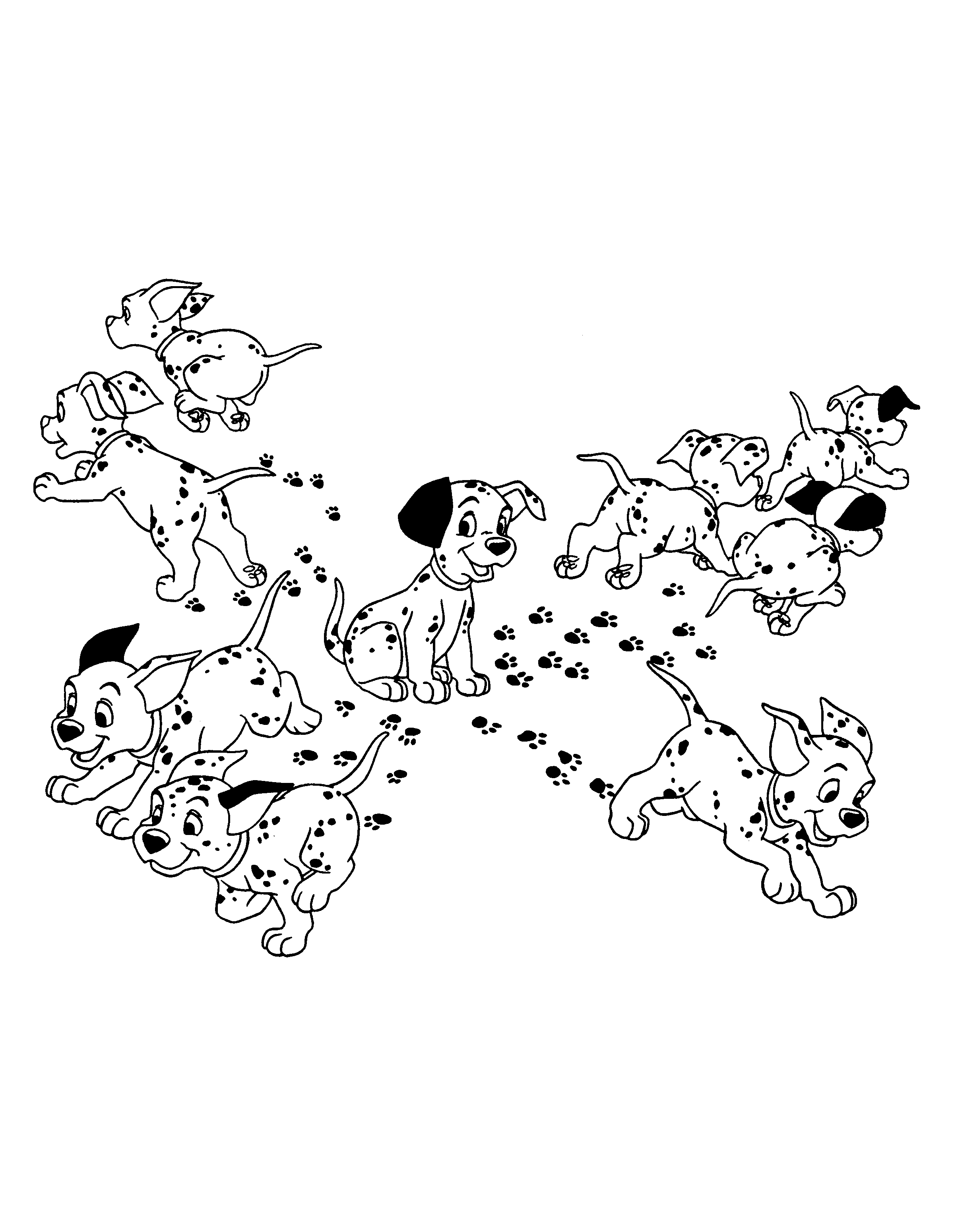 Coloring page: 101 Dalmatians (Animation Movies) #129465 - Free Printable Coloring Pages