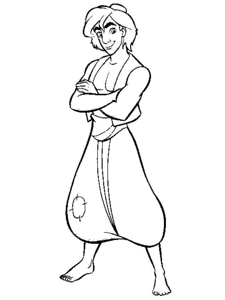 Coloring page: Aladdin (Animation Movies) #127589 - Free Printable Coloring Pages