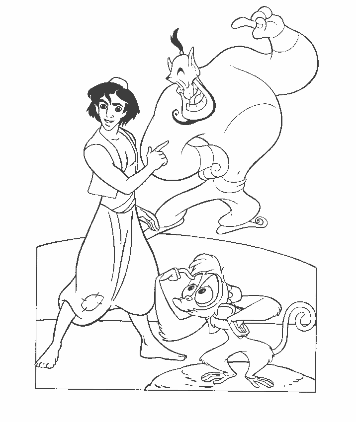 Coloring page: Aladdin (Animation Movies) #127591 - Free Printable Coloring Pages