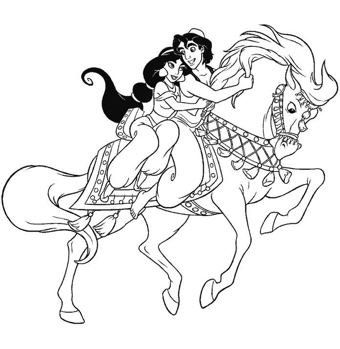 Coloring page: Aladdin (Animation Movies) #127593 - Free Printable Coloring Pages