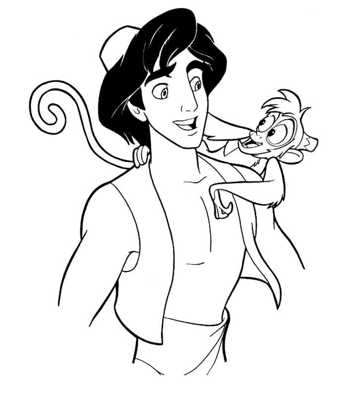 Coloring page: Aladdin (Animation Movies) #127597 - Free Printable Coloring Pages