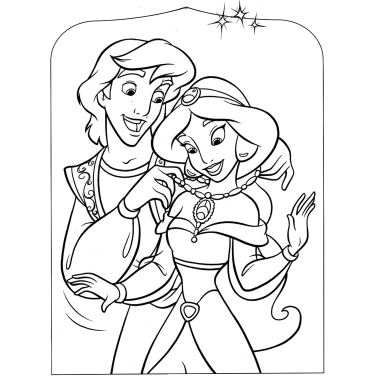 Coloring page Aladdin #127603 (Animation Movies) – Printable Coloring Pages