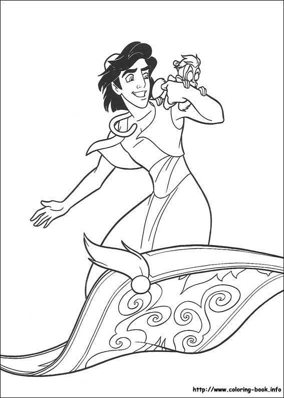 Coloring page: Aladdin (Animation Movies) #127604 - Free Printable Coloring Pages