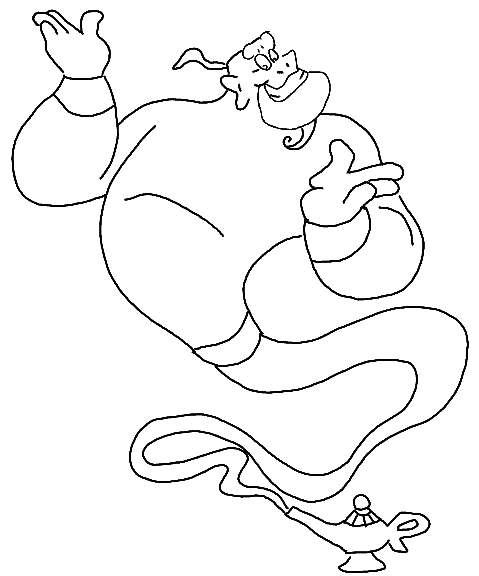 Coloring page: Aladdin (Animation Movies) #127619 - Free Printable Coloring Pages