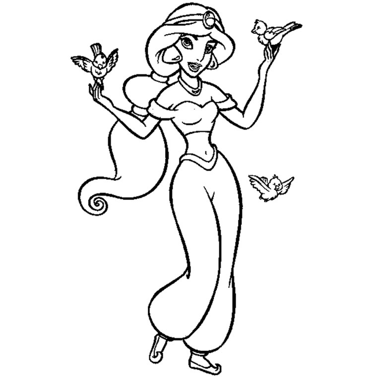 Coloring page: Aladdin (Animation Movies) #127621 - Free Printable Coloring Pages
