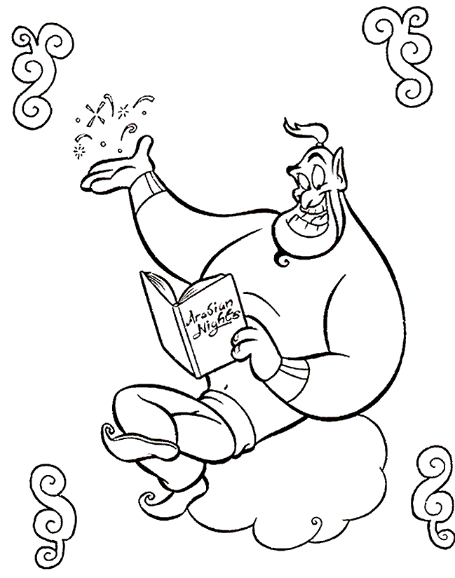 Coloring page: Aladdin (Animation Movies) #127622 - Free Printable Coloring Pages