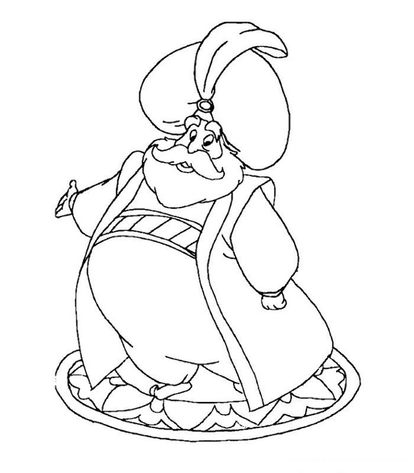 Coloring page: Aladdin (Animation Movies) #127625 - Free Printable Coloring Pages