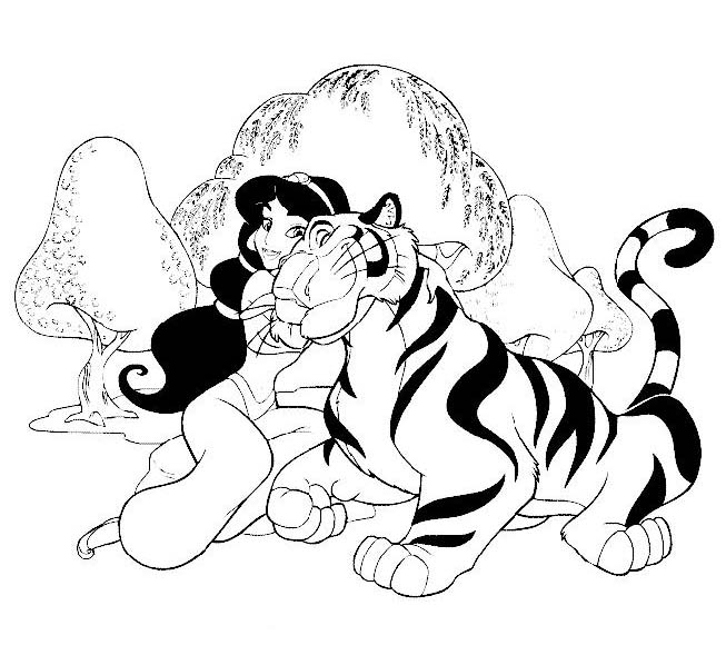 Coloring page: Aladdin (Animation Movies) #127626 - Free Printable Coloring Pages