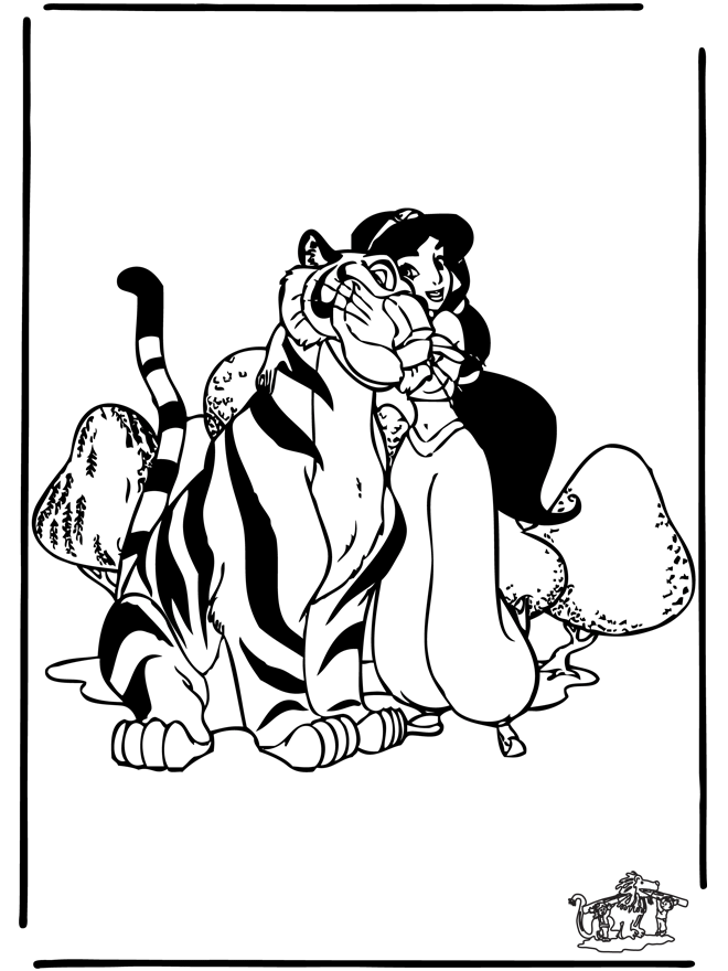 Coloring page: Aladdin (Animation Movies) #127640 - Free Printable Coloring Pages
