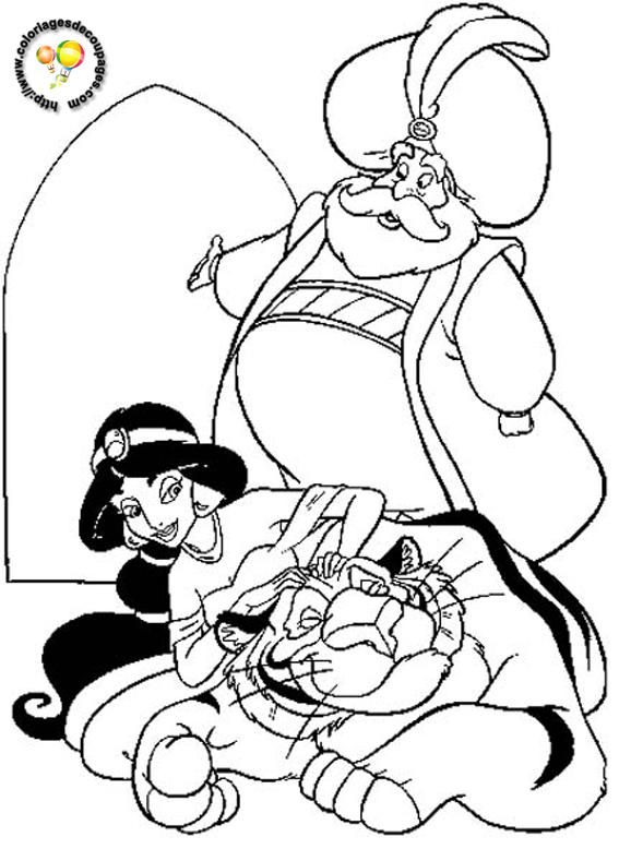 Coloring page: Aladdin (Animation Movies) #127641 - Free Printable Coloring Pages