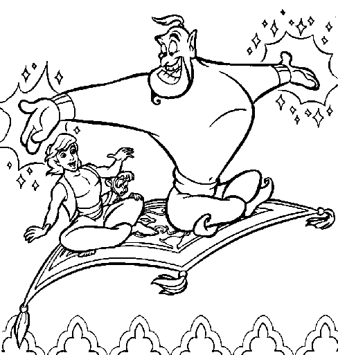 Coloring page: Aladdin (Animation Movies) #127642 - Free Printable Coloring Pages