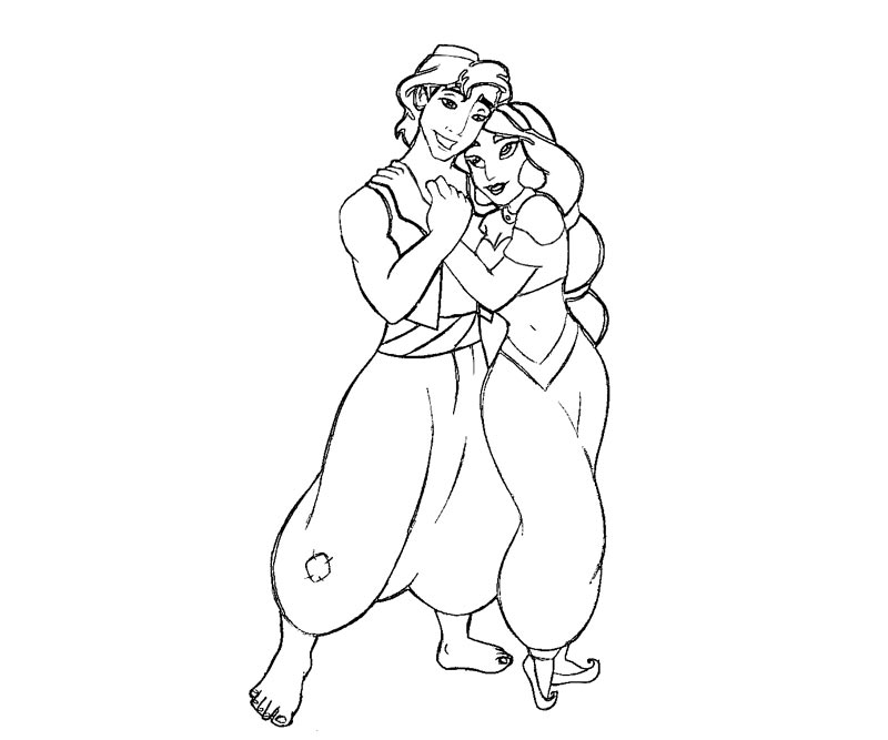 Coloring page: Aladdin (Animation Movies) #127646 - Free Printable Coloring Pages
