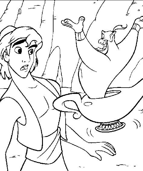 Coloring page: Aladdin (Animation Movies) #127652 - Free Printable Coloring Pages