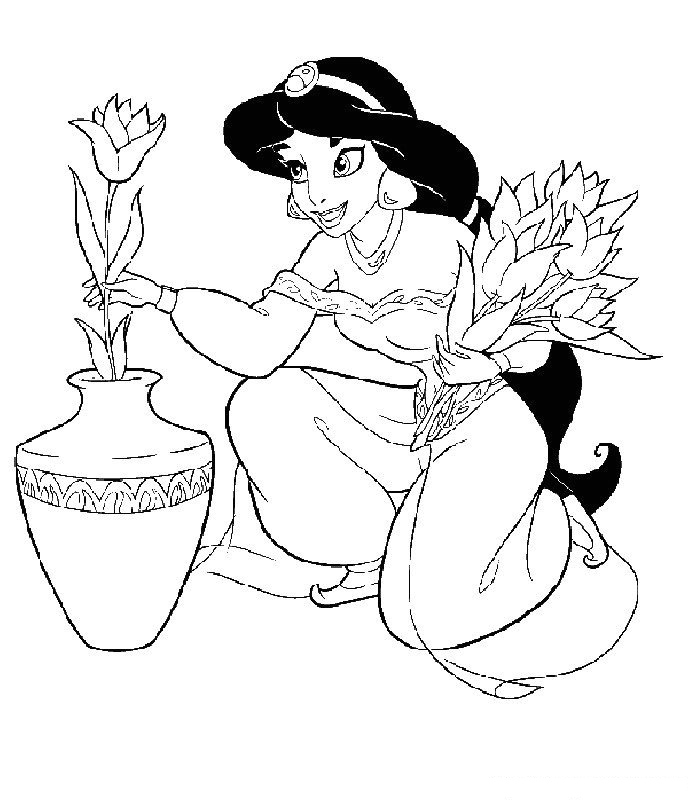 Coloring page: Aladdin (Animation Movies) #127659 - Free Printable Coloring Pages