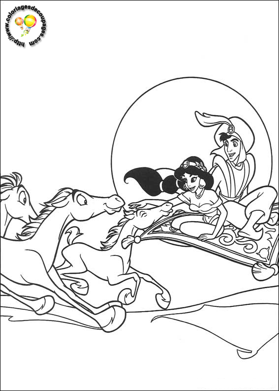 Coloring page: Aladdin (Animation Movies) #127660 - Free Printable Coloring Pages
